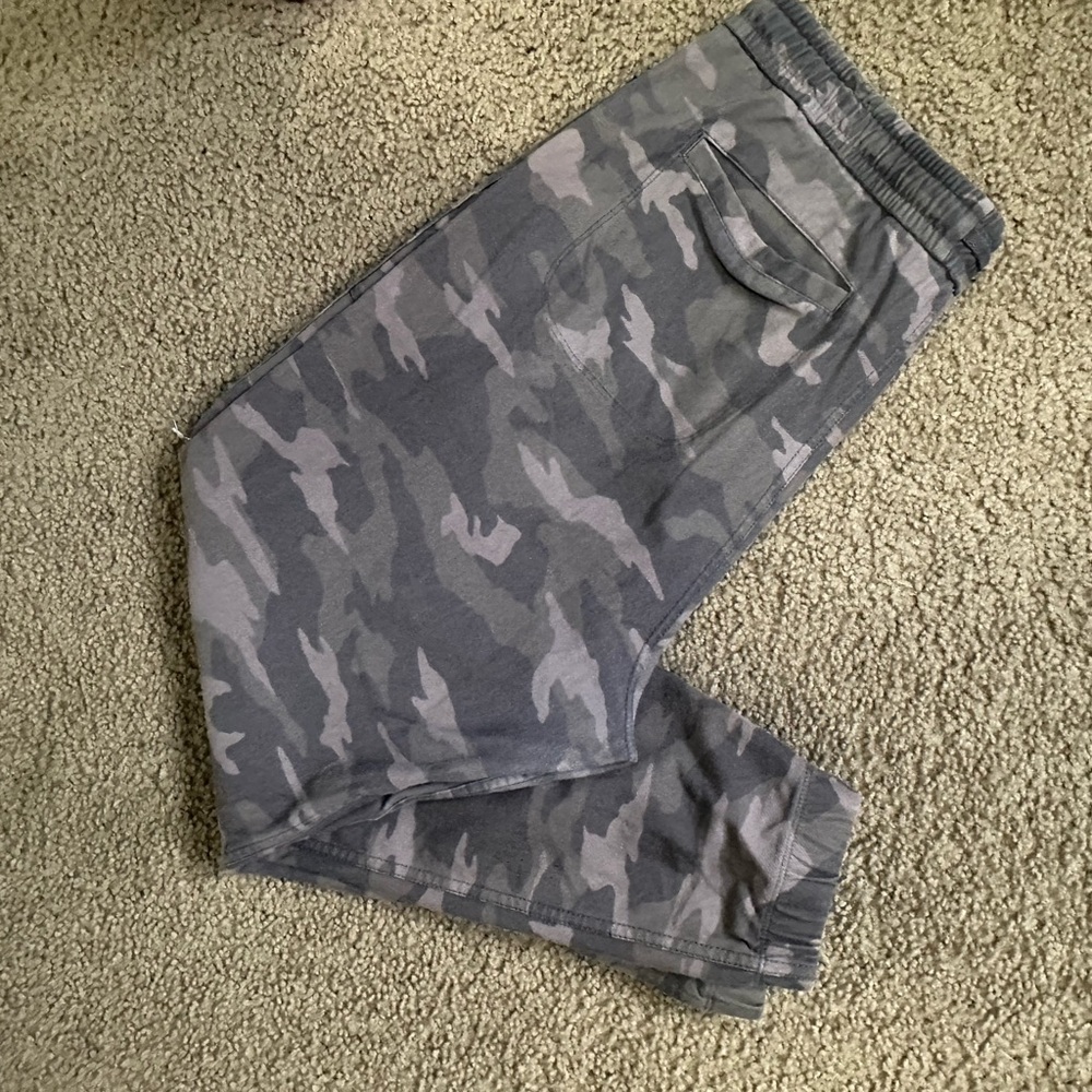 Athleta Charcoal Camouflage Joggers